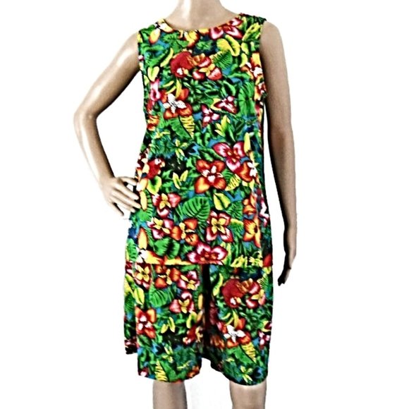 Bon Worth Tropical 2 Piece Short & Top Set - Picture 7 of 7